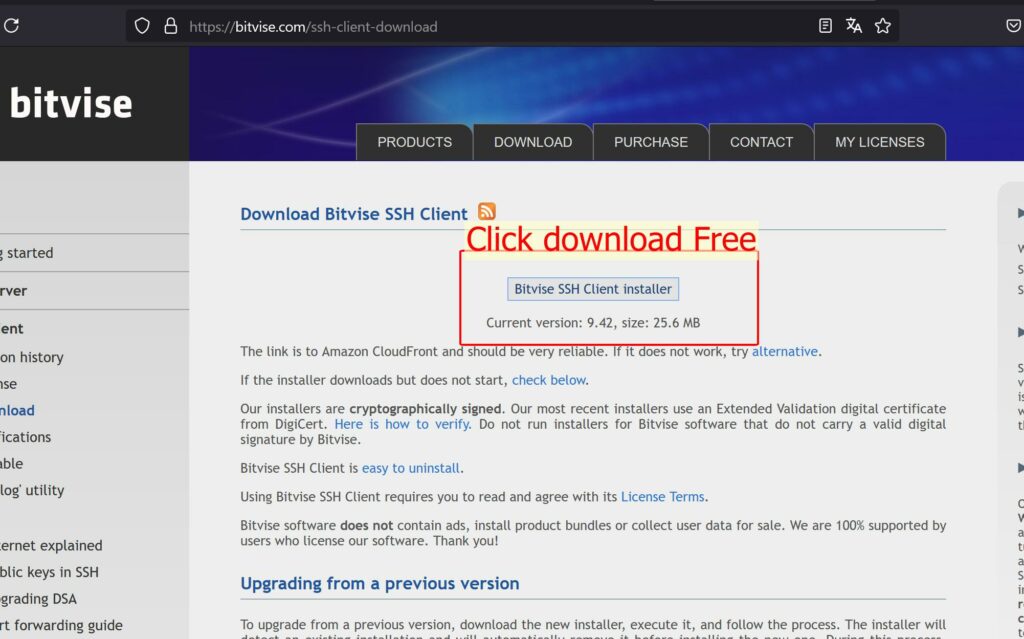 Download Bitvise SSH Client